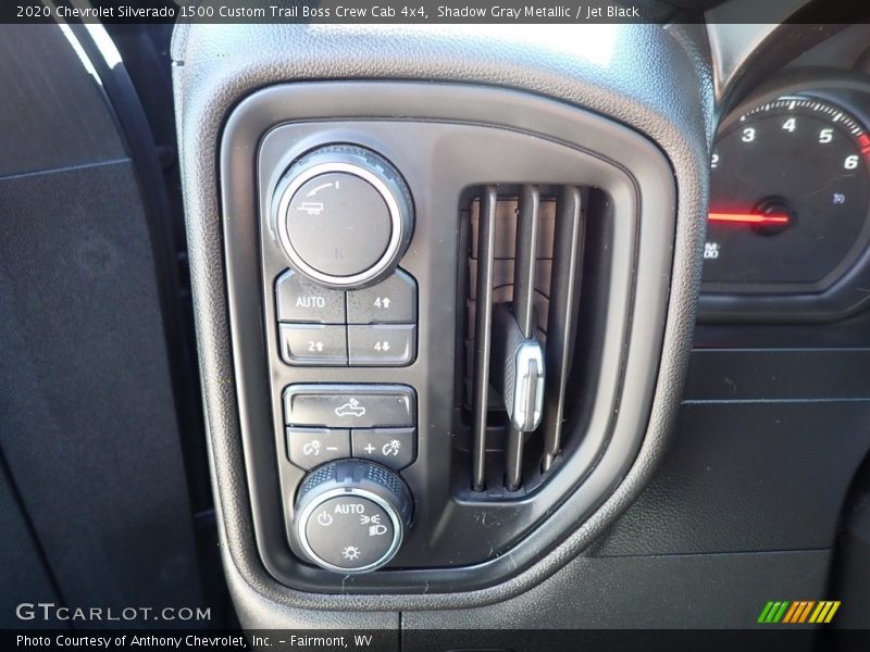 Shadow Gray Metallic / Jet Black 2020 Chevrolet Silverado 1500 Custom Trail Boss Crew Cab 4x4