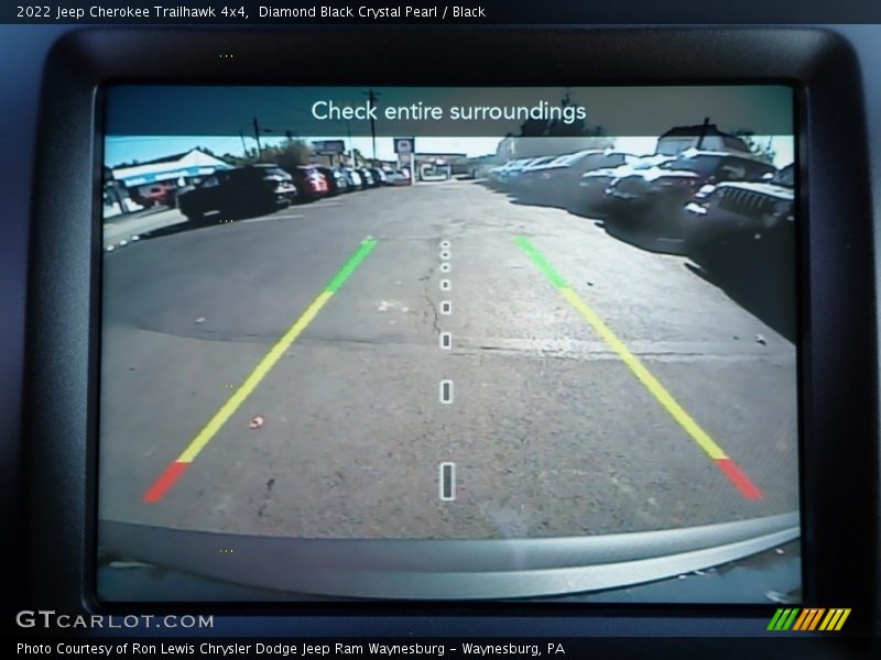Diamond Black Crystal Pearl / Black 2022 Jeep Cherokee Trailhawk 4x4