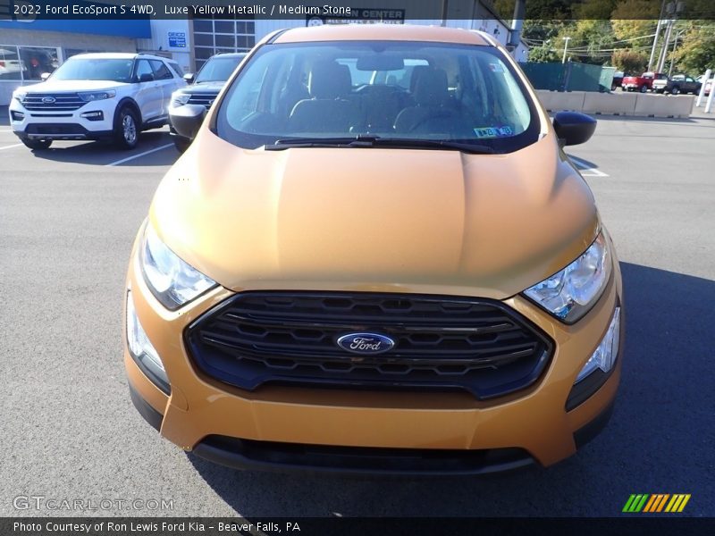 Luxe Yellow Metallic / Medium Stone 2022 Ford EcoSport S 4WD