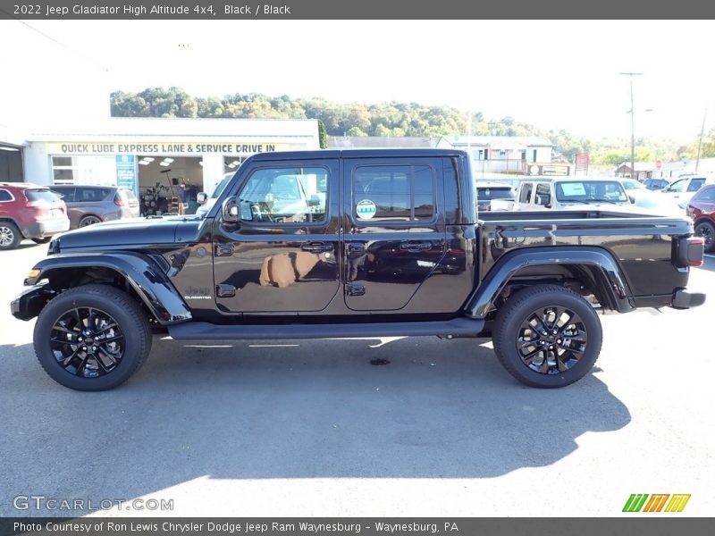 Black / Black 2022 Jeep Gladiator High Altitude 4x4