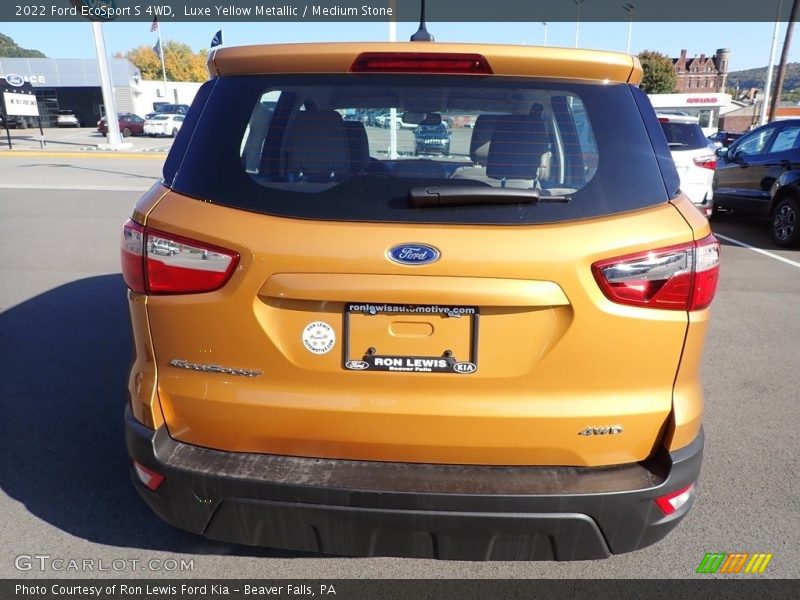 Luxe Yellow Metallic / Medium Stone 2022 Ford EcoSport S 4WD