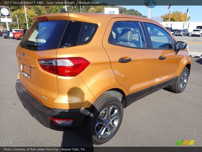 Luxe Yellow Metallic / Medium Stone 2022 Ford EcoSport S 4WD