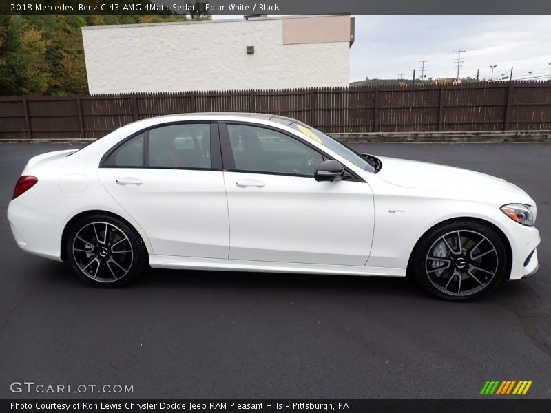 Polar White / Black 2018 Mercedes-Benz C 43 AMG 4Matic Sedan