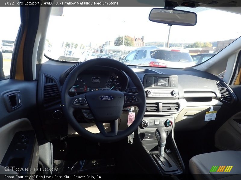Luxe Yellow Metallic / Medium Stone 2022 Ford EcoSport S 4WD