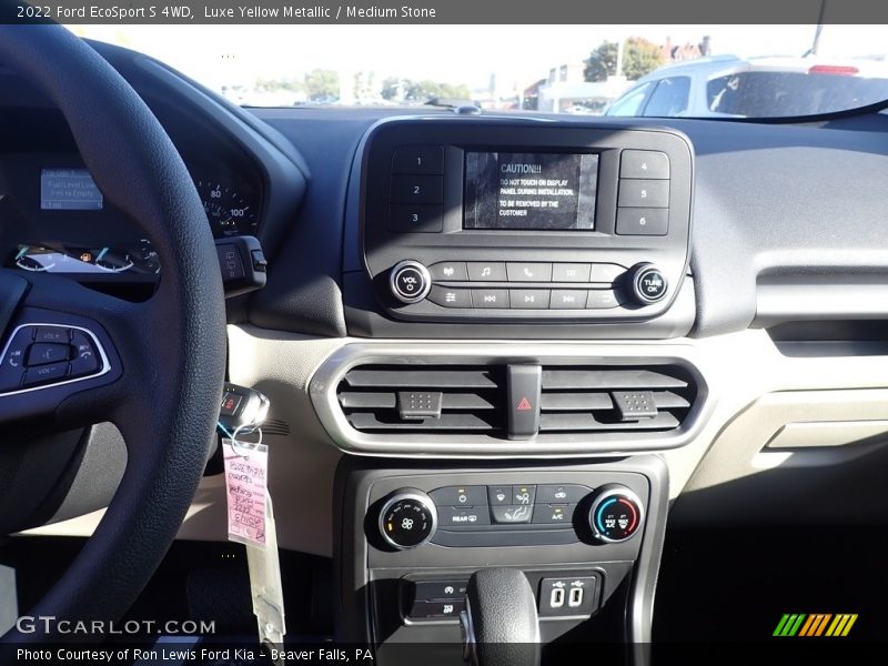 Luxe Yellow Metallic / Medium Stone 2022 Ford EcoSport S 4WD