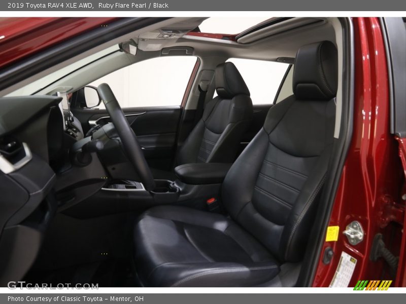 Ruby Flare Pearl / Black 2019 Toyota RAV4 XLE AWD