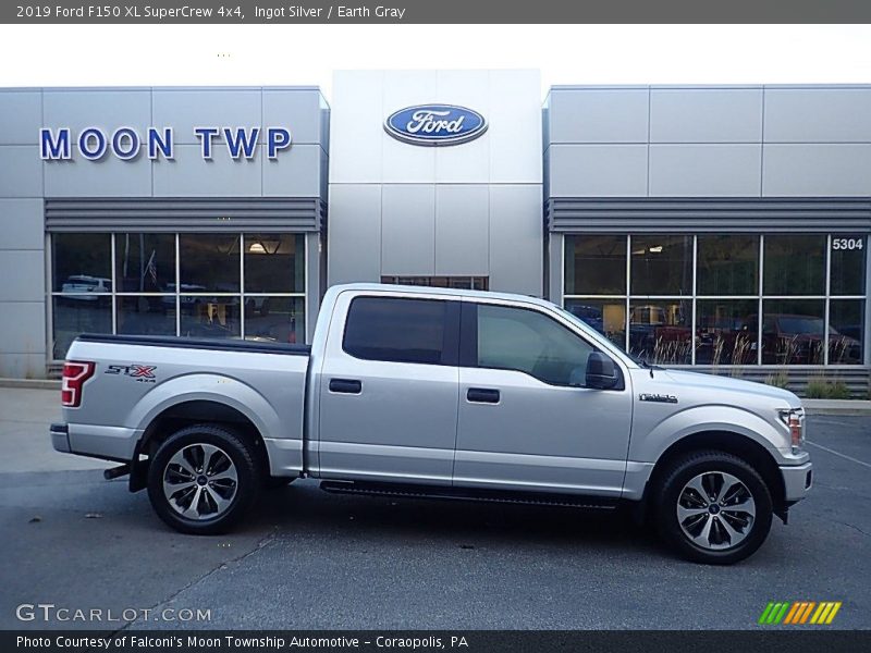 Ingot Silver / Earth Gray 2019 Ford F150 XL SuperCrew 4x4