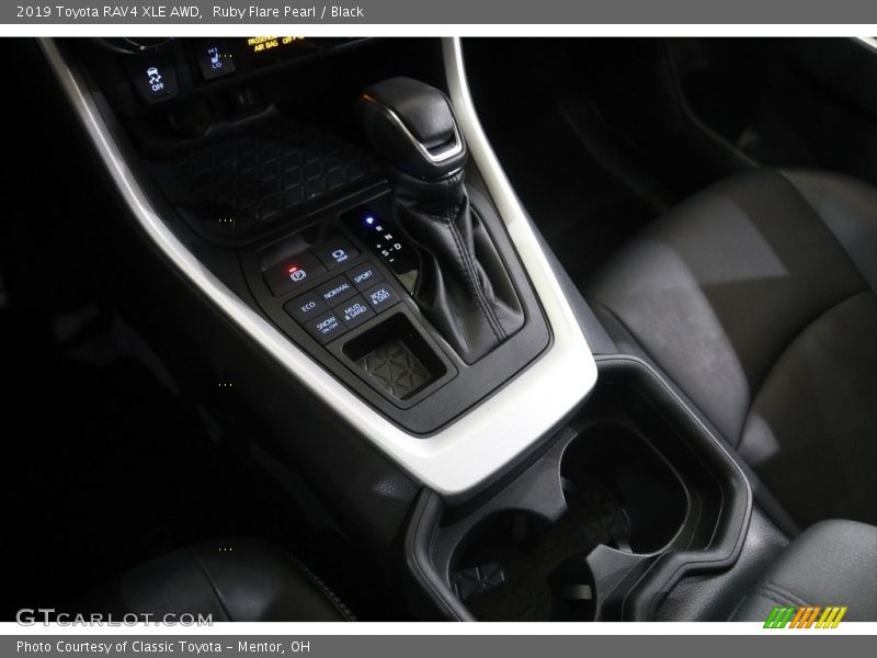 Ruby Flare Pearl / Black 2019 Toyota RAV4 XLE AWD