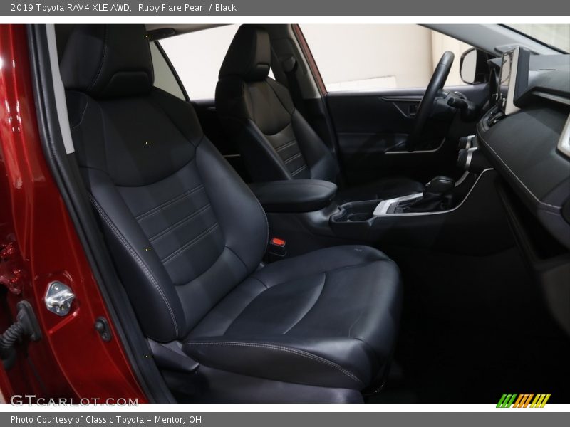 Ruby Flare Pearl / Black 2019 Toyota RAV4 XLE AWD