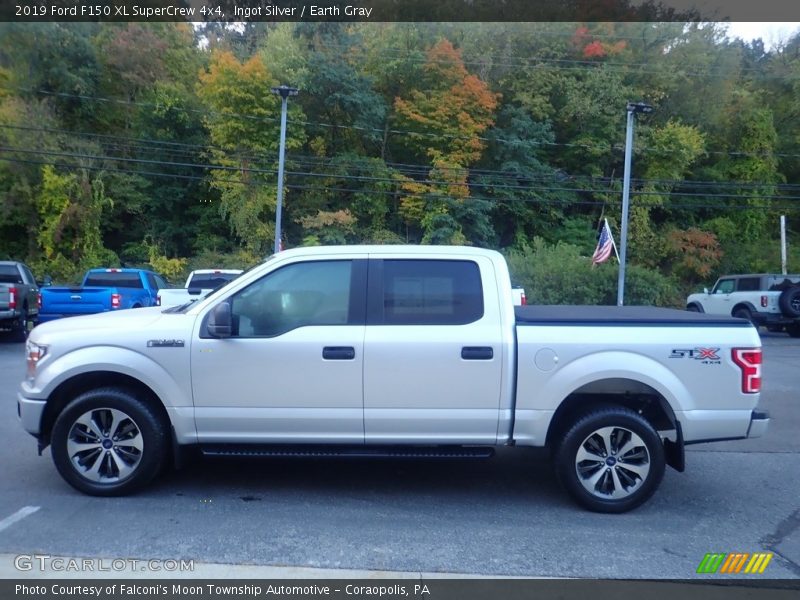 Ingot Silver / Earth Gray 2019 Ford F150 XL SuperCrew 4x4