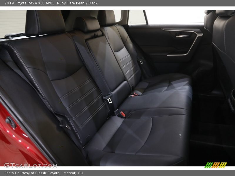 Ruby Flare Pearl / Black 2019 Toyota RAV4 XLE AWD