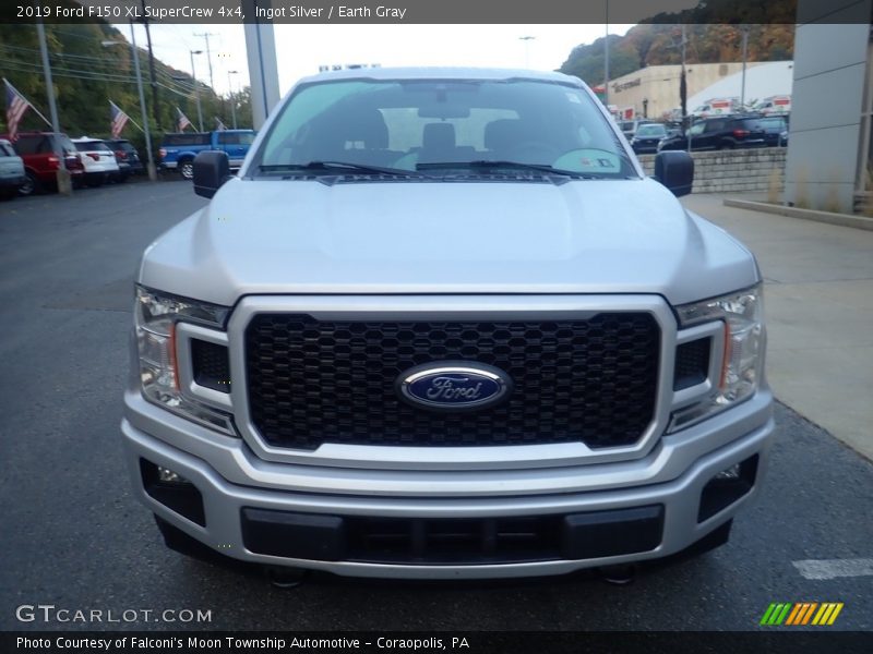 Ingot Silver / Earth Gray 2019 Ford F150 XL SuperCrew 4x4
