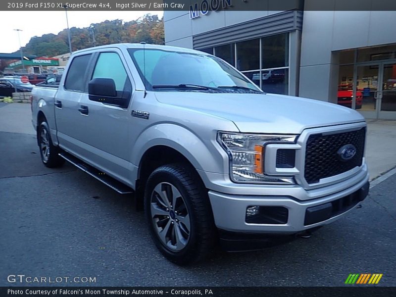 Ingot Silver / Earth Gray 2019 Ford F150 XL SuperCrew 4x4