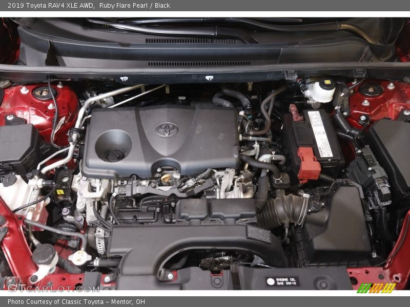 Ruby Flare Pearl / Black 2019 Toyota RAV4 XLE AWD
