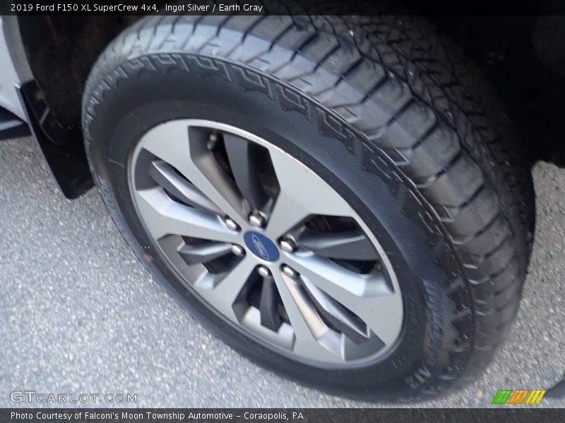 Ingot Silver / Earth Gray 2019 Ford F150 XL SuperCrew 4x4