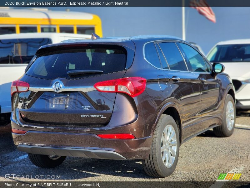 Espresso Metallic / Light Neutral 2020 Buick Envision Essence AWD