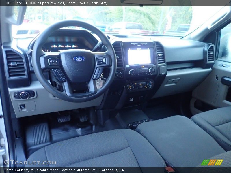 Ingot Silver / Earth Gray 2019 Ford F150 XL SuperCrew 4x4