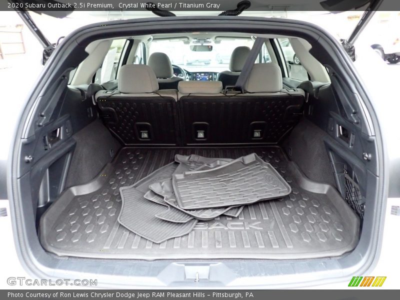 Crystal White Pearl / Titanium Gray 2020 Subaru Outback 2.5i Premium