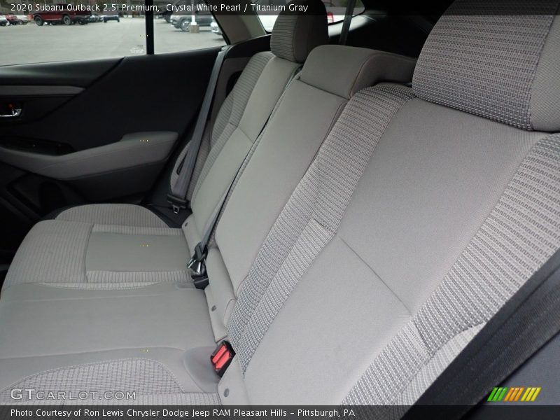 Crystal White Pearl / Titanium Gray 2020 Subaru Outback 2.5i Premium