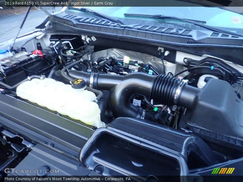Ingot Silver / Earth Gray 2019 Ford F150 XL SuperCrew 4x4