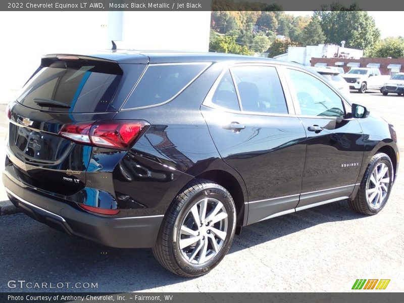 Mosaic Black Metallic / Jet Black 2022 Chevrolet Equinox LT AWD