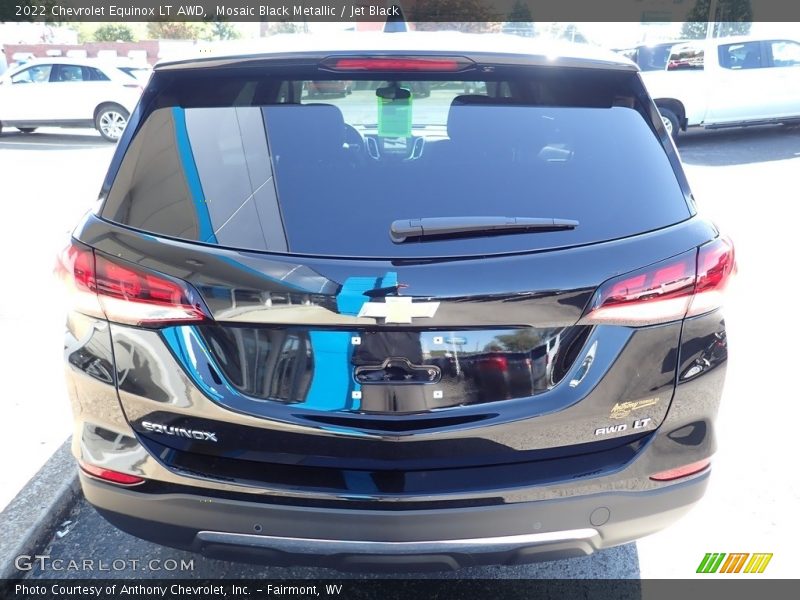 Mosaic Black Metallic / Jet Black 2022 Chevrolet Equinox LT AWD