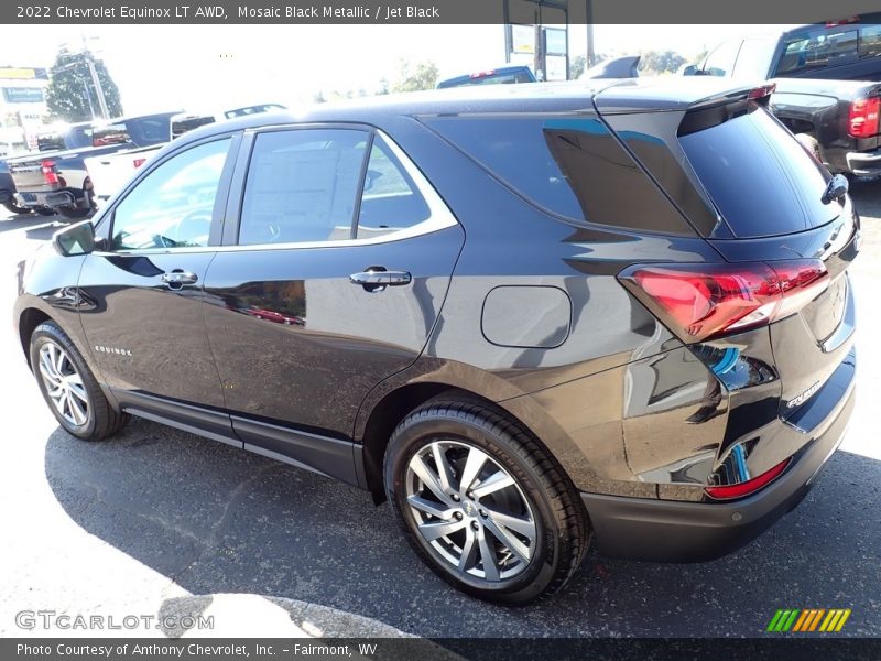 Mosaic Black Metallic / Jet Black 2022 Chevrolet Equinox LT AWD