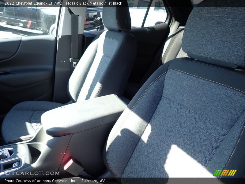 Mosaic Black Metallic / Jet Black 2022 Chevrolet Equinox LT AWD