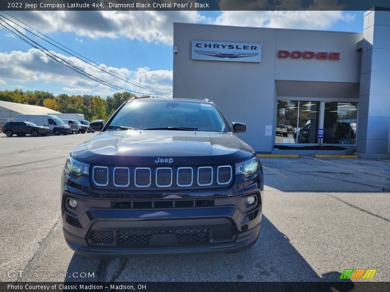 Diamond Black Crystal Pearl / Black 2022 Jeep Compass Latitude 4x4
