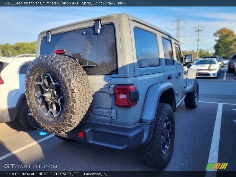 Sting-Gray / Black 2021 Jeep Wrangler Unlimited Rubicon 4xe Hybrid