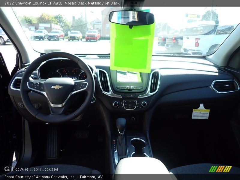 Mosaic Black Metallic / Jet Black 2022 Chevrolet Equinox LT AWD
