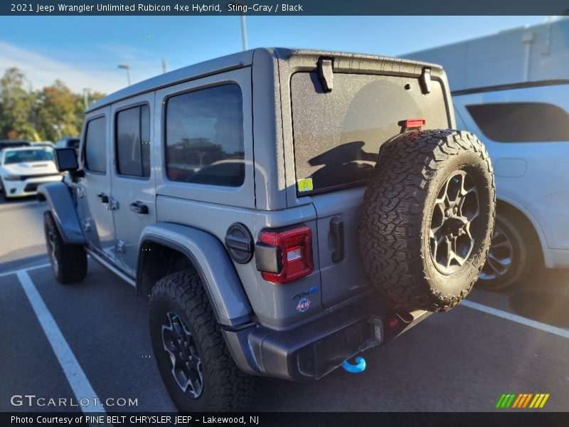 Sting-Gray / Black 2021 Jeep Wrangler Unlimited Rubicon 4xe Hybrid