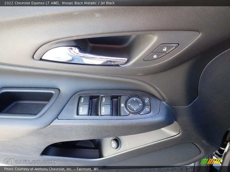 Mosaic Black Metallic / Jet Black 2022 Chevrolet Equinox LT AWD