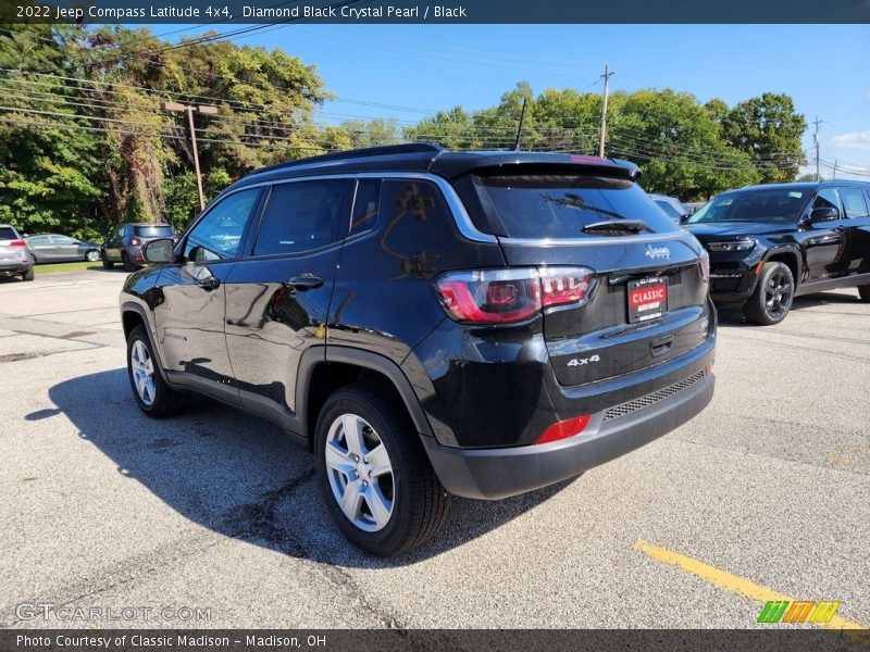 Diamond Black Crystal Pearl / Black 2022 Jeep Compass Latitude 4x4