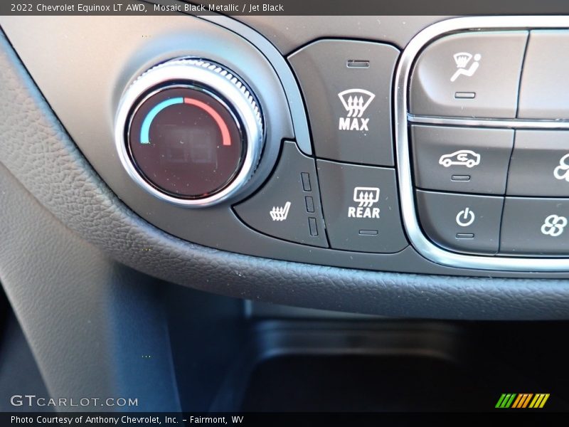 Mosaic Black Metallic / Jet Black 2022 Chevrolet Equinox LT AWD
