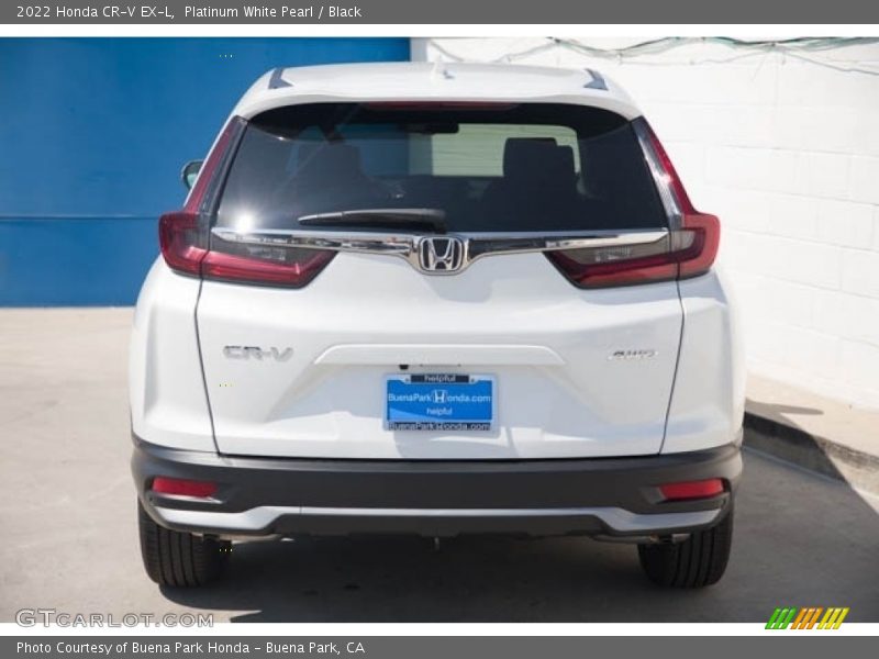 Platinum White Pearl / Black 2022 Honda CR-V EX-L