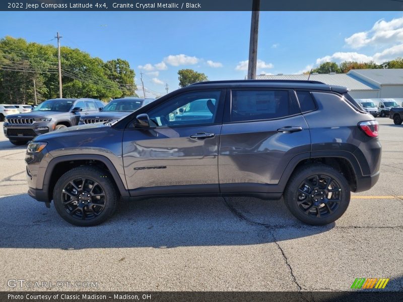Granite Crystal Metallic / Black 2022 Jeep Compass Latitude 4x4