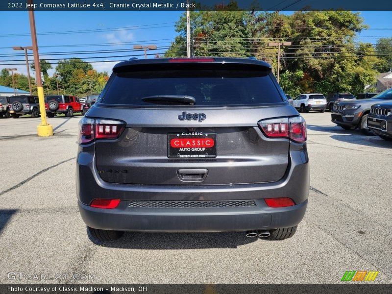 Granite Crystal Metallic / Black 2022 Jeep Compass Latitude 4x4