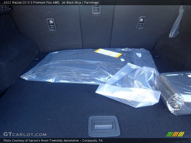 Jet Black Mica / Parchment 2022 Mazda CX-5 S Premium Plus AWD