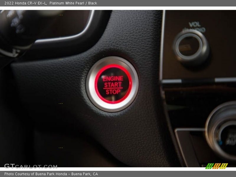 Platinum White Pearl / Black 2022 Honda CR-V EX-L