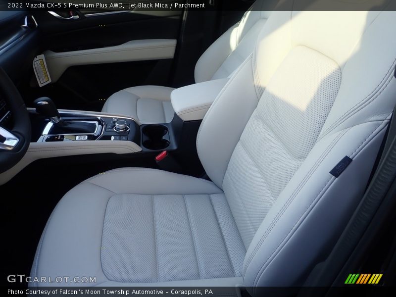 Jet Black Mica / Parchment 2022 Mazda CX-5 S Premium Plus AWD