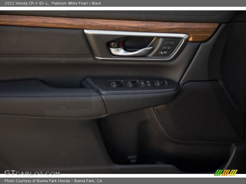 Platinum White Pearl / Black 2022 Honda CR-V EX-L
