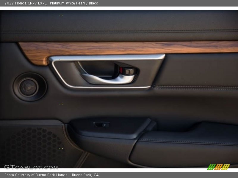 Platinum White Pearl / Black 2022 Honda CR-V EX-L