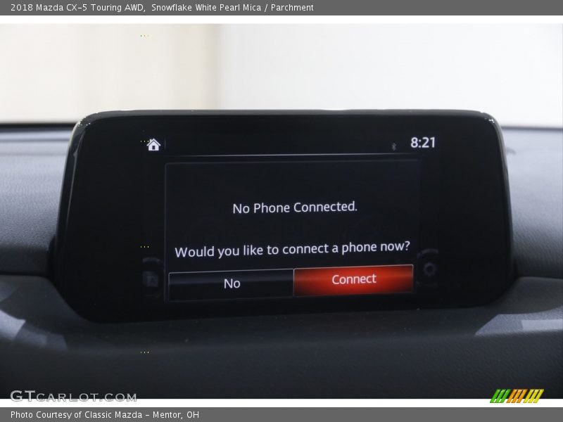 Snowflake White Pearl Mica / Parchment 2018 Mazda CX-5 Touring AWD