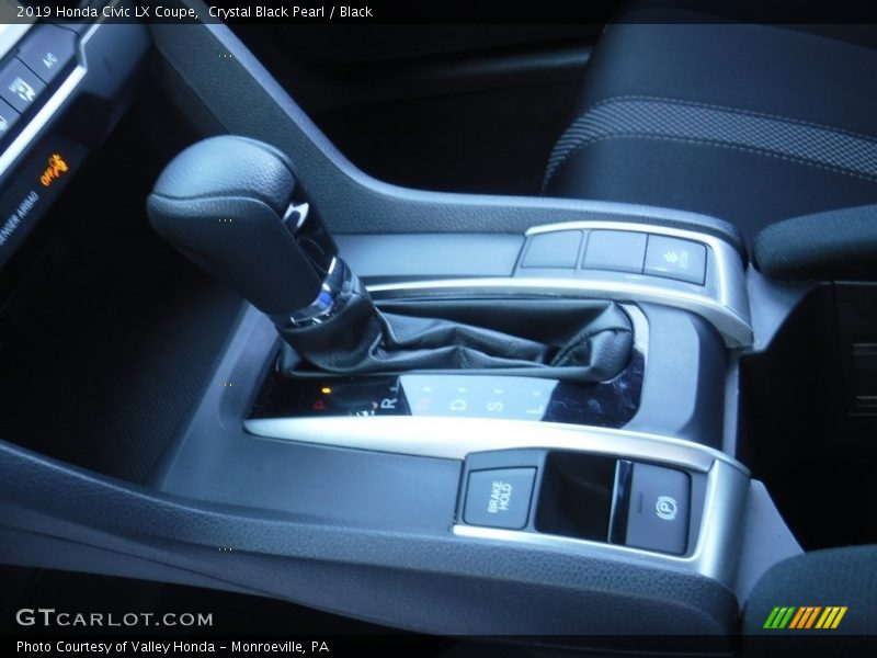 Crystal Black Pearl / Black 2019 Honda Civic LX Coupe