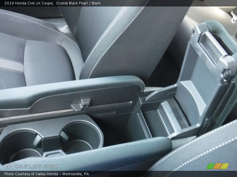 Crystal Black Pearl / Black 2019 Honda Civic LX Coupe