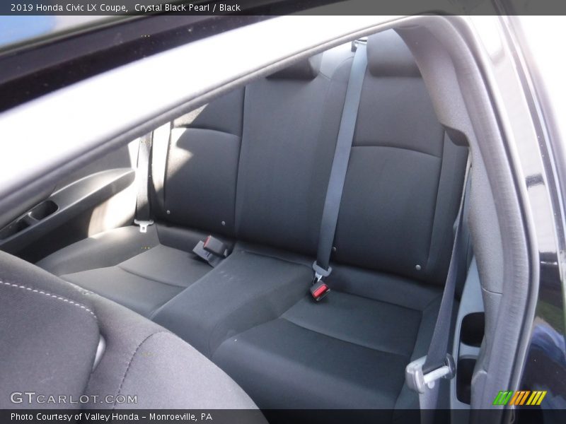 Crystal Black Pearl / Black 2019 Honda Civic LX Coupe