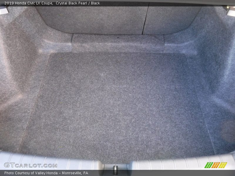 Crystal Black Pearl / Black 2019 Honda Civic LX Coupe