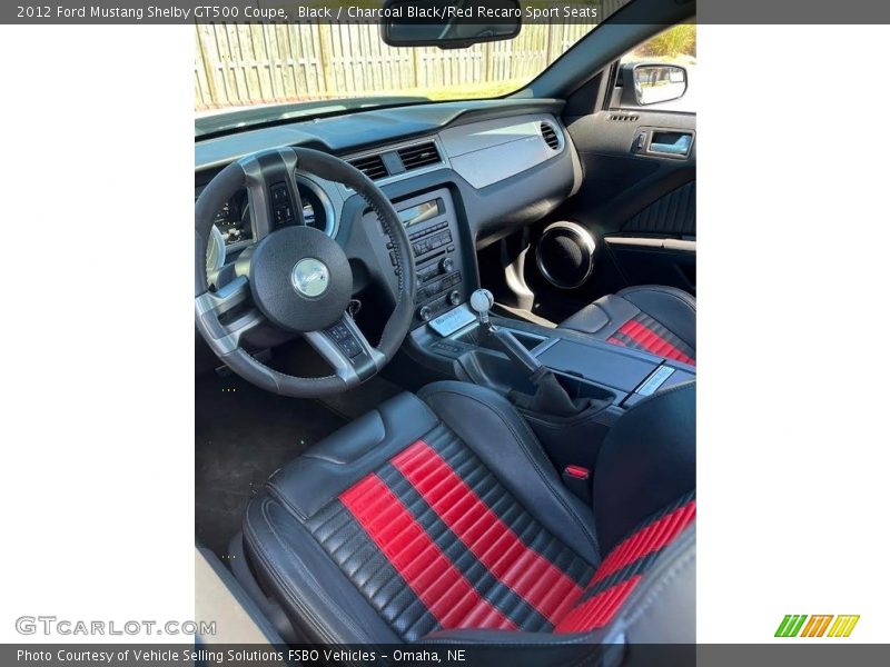 Front Seat of 2012 Mustang Shelby GT500 Coupe