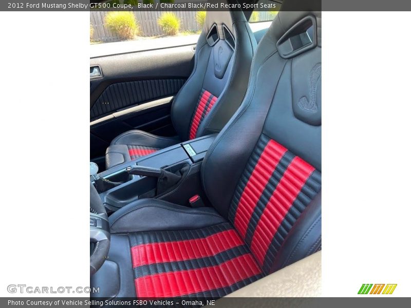 Front Seat of 2012 Mustang Shelby GT500 Coupe